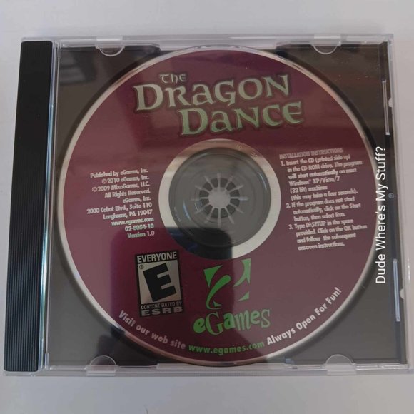 The Dragon Dance PC CD-ROM, Jewel Case, 2009, Mahjongg w Puzzle Twist! EXCELLENT - Picture 2 of 3